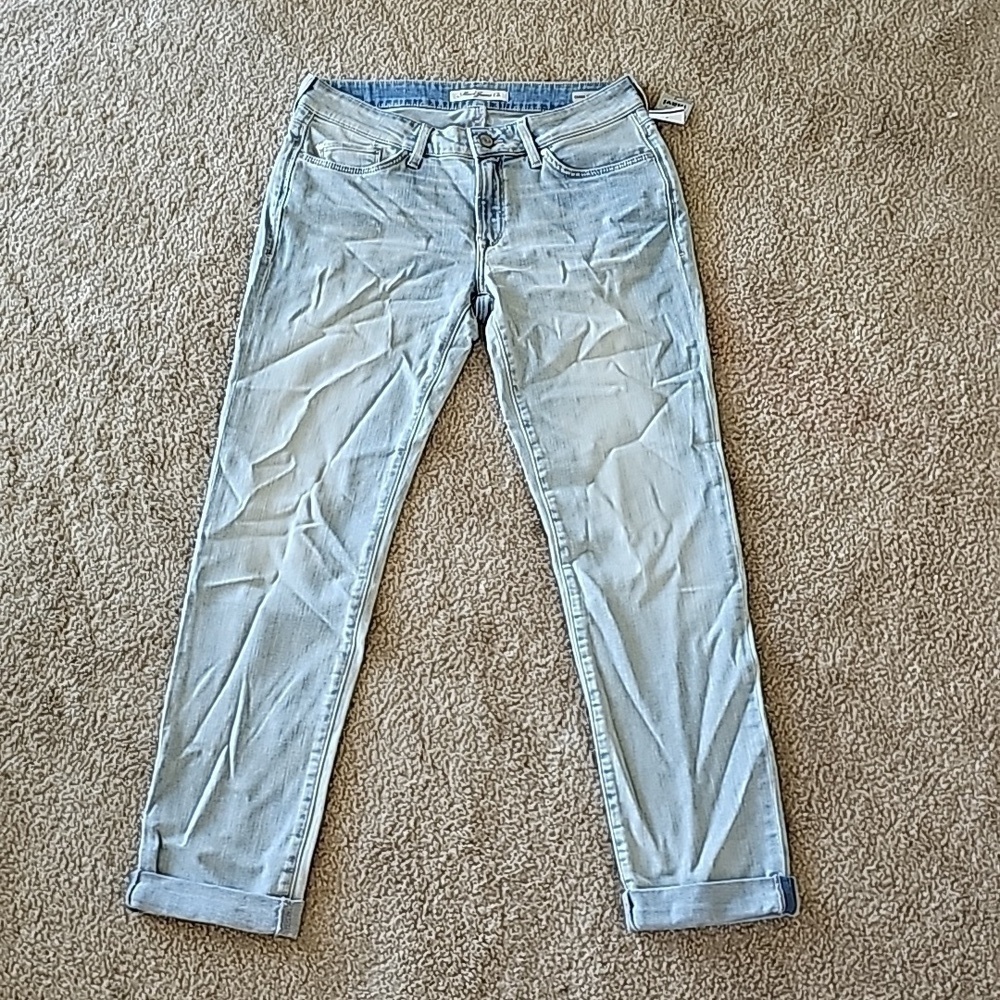 Mavi Emma Slim Boyfriend Light Wash Denim Jeans Size 27